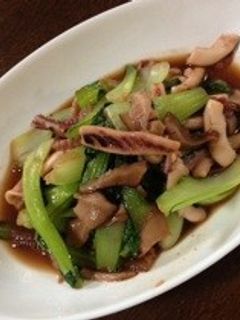 イカとちんげん菜のオイスター炒め☆-レシピのメイン写真