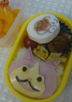 妖怪ウォッチ♡ジバニャンのキャラ弁-レシピのメイン写真