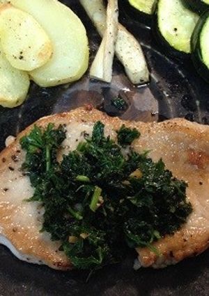 豚ステーキのパセリソースのせ-レシピのメイン写真