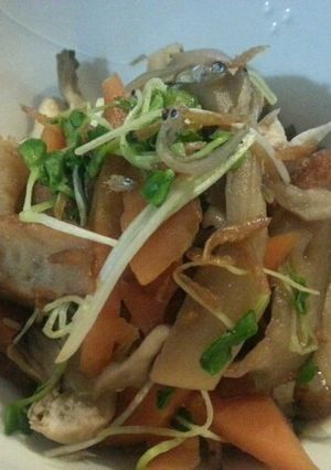 人参と舞茸の海老ちりめん煮-レシピのメイン写真