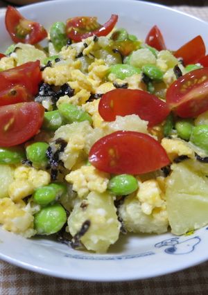 枝豆ポテトサラダ-レシピのメイン写真