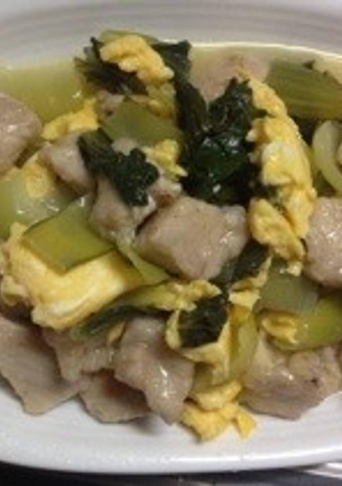 鶏むね肉とちんげん菜の炒めもの-レシピのメイン写真