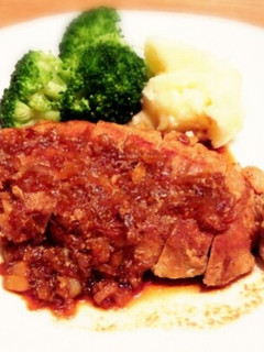 夏バテ防止!豚ロースステーキ!-レシピのメイン写真