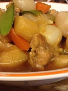 新玉ねぎと鶏肉の煮物❗️-レシピのメイン写真