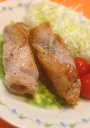 梅肉とネギの豚巻☆-レシピのメイン写真