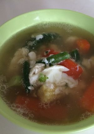 冷凍温野菜ミックスで朝食スープ-レシピのメイン写真