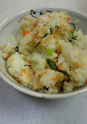 栄養満点☆小松菜の混ぜご飯-レシピのメイン写真