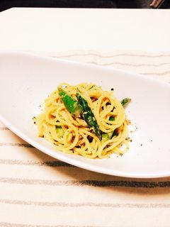 アスパラとツナの和風マヨパスタ-レシピのメイン写真