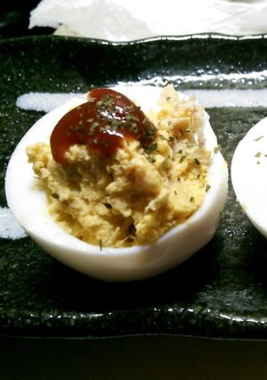 時間の無いときの茹で卵でおかず-レシピのメイン写真