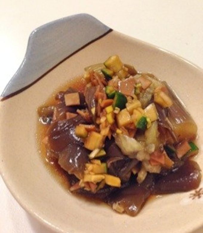 中華風ぽん酢で＊なすのおひたし by カリメロさま 【クックパッド