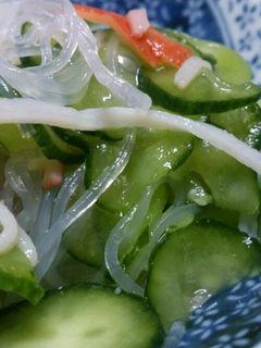 すし酢で簡単☆きゅうりと春雨の酢の物-レシピのメイン写真