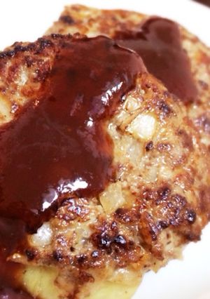ふっくら椎茸ハンバーグ-レシピのメイン写真