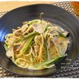 舞茸とアスパラの簡単和風クリームパスタ