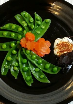 マヨ味噌スナップえんどう-レシピのメイン写真