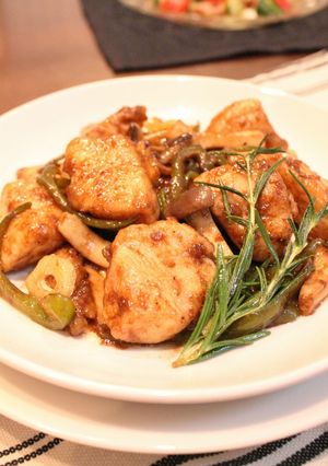 やわらか～♪鶏ムネ肉のバルサミコ炒め-レシピのメイン写真