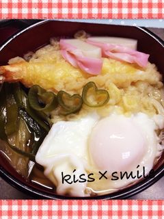 関西風? 海老天うどん -レシピのメイン写真
