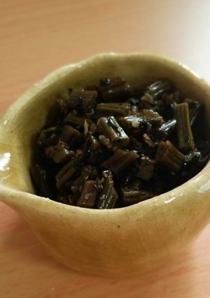 生わらびを使って佃煮に！-レシピのメイン写真