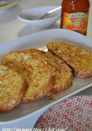 あまったパンで ☆ フレンチトースト-レシピのメイン写真