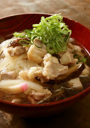 はかた地どりを使った郷土料理「白おこわ」-レシピのメイン写真