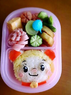 ドラミちゃん☆幼稚園女の子♪お弁当-レシピのメイン写真