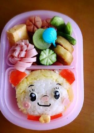 ドラミちゃん☆幼稚園女の子♪お弁当-レシピのメイン写真