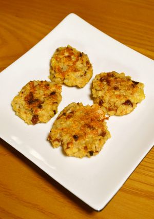 離乳食*後期～『食物繊維たっぷりおやき』-レシピのメイン写真