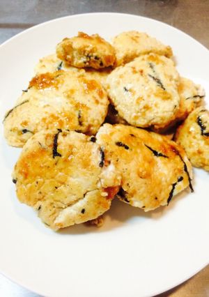 豆腐＆ひじきの和風ハンバーグ-レシピのメイン写真