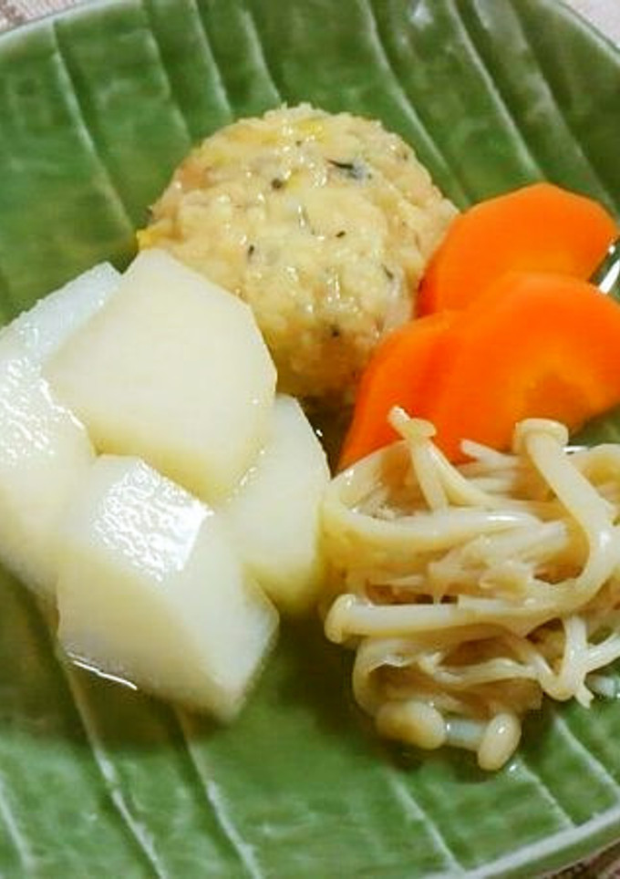 簡単☆長芋とがんもどき・えのきの煮物♪-レシピのメイン写真