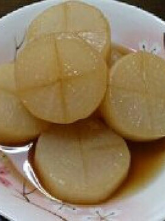 米のとぎ汁で茹でた味しみ大根-レシピのメイン写真