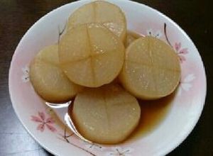 米のとぎ汁で茹でた味しみ大根-レシピのメイン写真