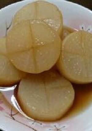 米のとぎ汁で茹でた味しみ大根-レシピのメイン写真