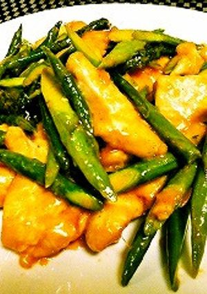 ★コクうま♪鶏肉とアスパラのマヨ炒め★-レシピのメイン写真
