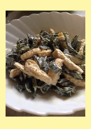 茎わかめと油揚げのマヨネーズ和え-レシピのメイン写真