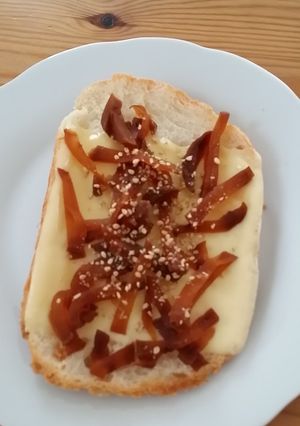 たくあんチーズトースト-レシピのメイン写真