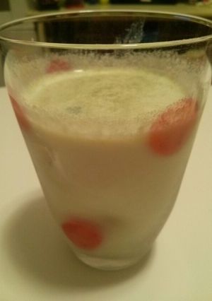 グリーンスムージー牛乳割り-レシピのメイン写真