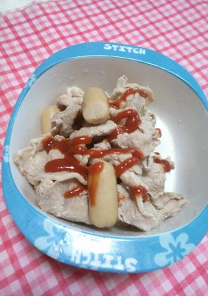 豚肉ウインナーケチャップ和え-レシピのメイン写真