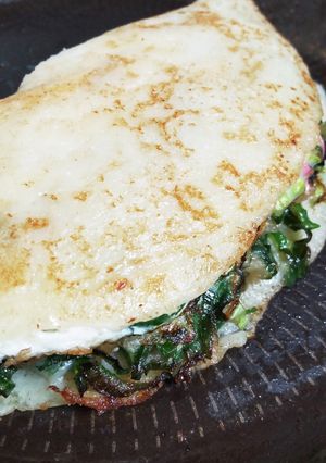 屋台のネギ焼き＊美味しさの秘密は白だし♪-レシピのメイン写真