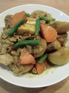新じゃがと厚揚げのカレー煮-レシピのメイン写真