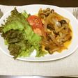かじきのムニエル 野菜ガリバタソース