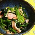 簡単中華*ほうれん草のベーコン炒め*