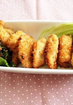 卵・小麦粉なし!簡単梅しそチキンカツ✩☻-レシピのメイン写真