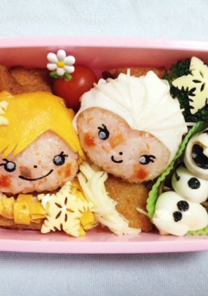 キャラ弁 ☆アナと雪の女王 ☆-レシピのメイン写真