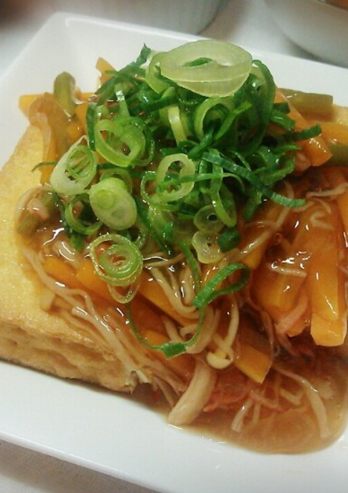 ヘルシー＊厚揚げの野菜あんかけ-レシピのメイン写真