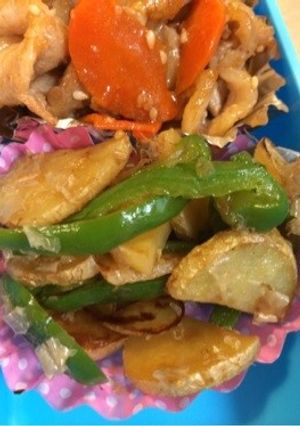 お弁当に簡単ジャガ芋きんぴら-レシピのメイン写真