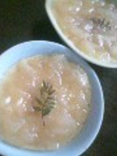 残り物10番勝負!冬瓜餡・冷製茶碗蒸し-レシピのメイン写真