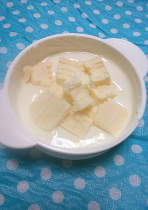 ヨーグルトアイス乗せ-レシピのメイン写真