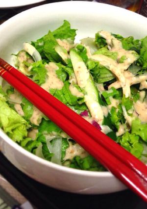 超簡単！サラダうどん-レシピのメイン写真