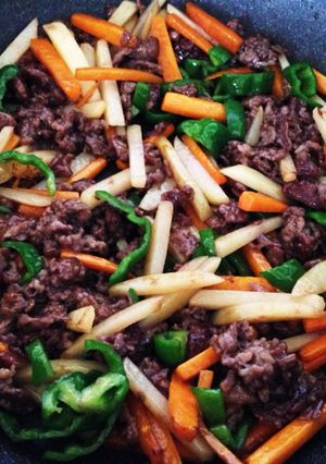 じゃがいもで青椒肉絲-レシピのメイン写真