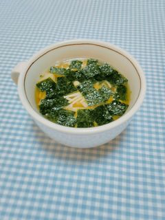 ヘルシー♩えのき茸と海苔のスープ-レシピのメイン写真