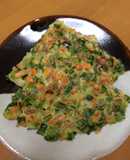 子供が大好き！野菜たっぷりちぢみ